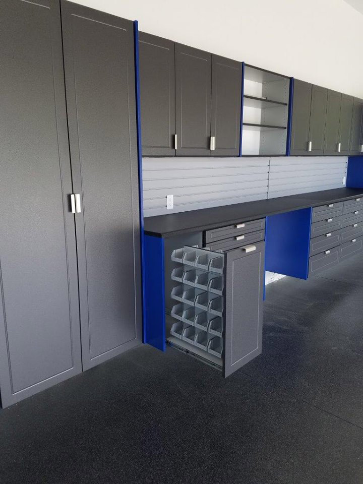 Pewter Garage Cabinets Des Moines IA